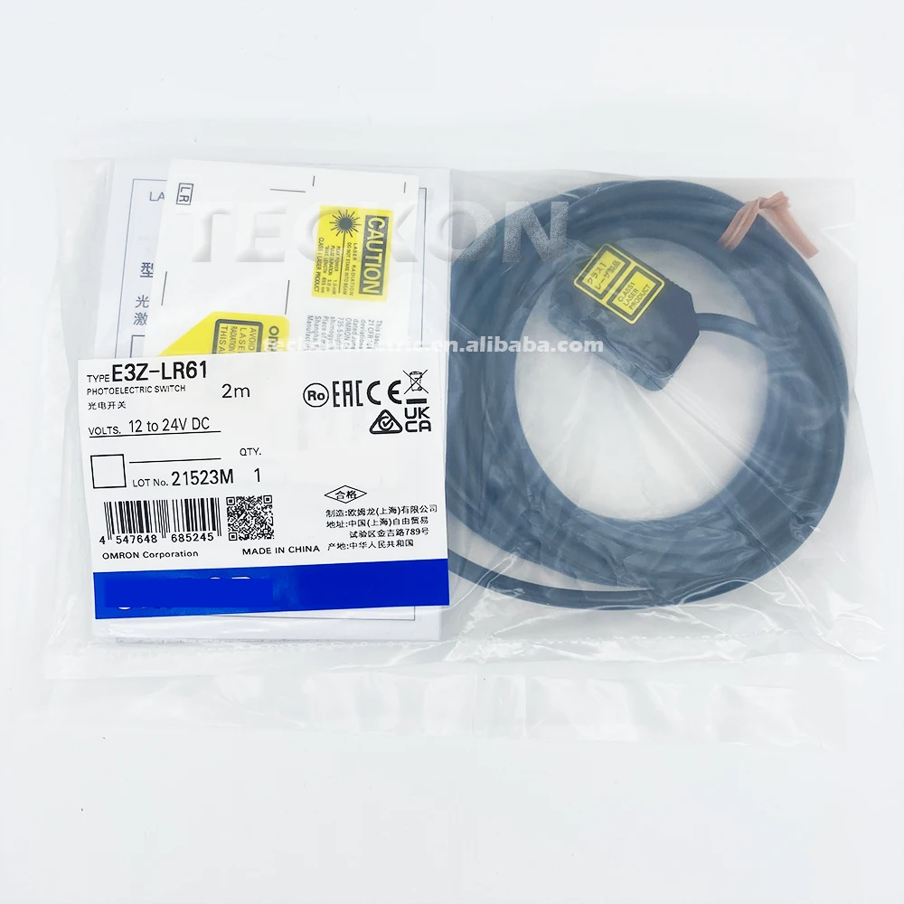 Nuevo original E3Z LR61 Sensor fotoeléctrico láser compacto con amplificador incorporado E3Z-LR61