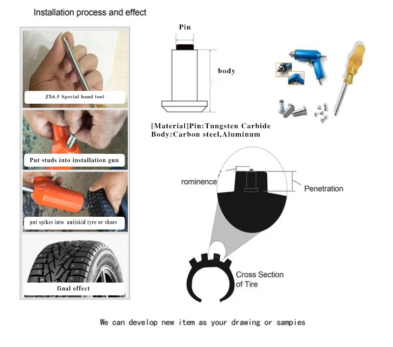 Jx8.0 Manufacture Install Tools Tire Studs Install Studs Gun For Tyre Buy Install Studs Gun