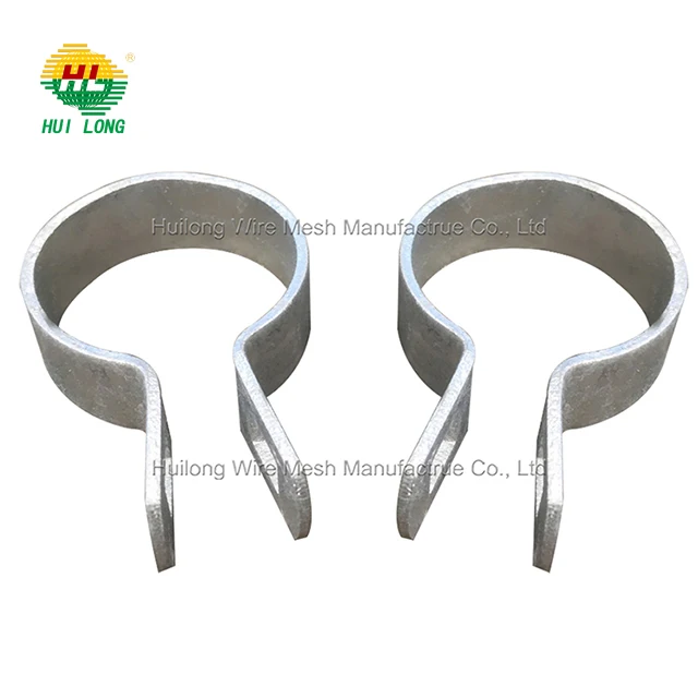 Galvanized Chain Link Fence Gate Latch with Padlock Hole Heat Treated Wood for Kennel Fence or Other Gate Applications