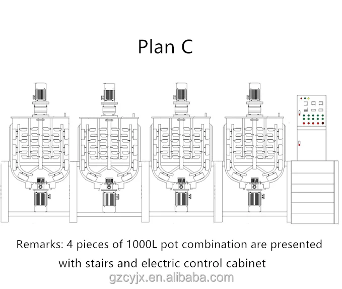 Гомогенизатор для смешивания косметических средств шампуня с жакетированным покрытием