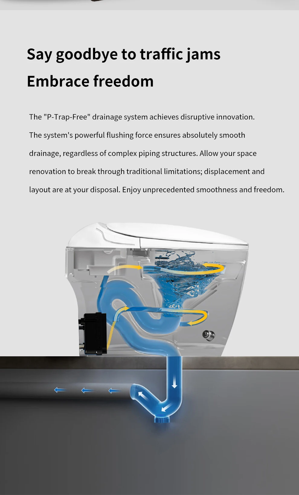 product modern sanitary ware auto open electric smart toilet automatic bathroom closestool ceramic intelligent smart toilets for hotel-12