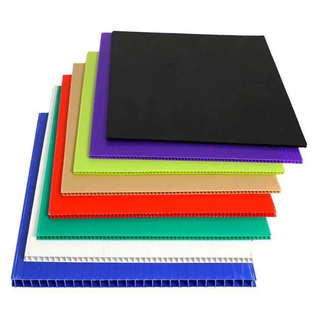 PP Plastic Hollow Board 2-10mm Wholesale Custom Plastic Partition Board, Corrugated Board, Anti-static, Moisture-proof, Durable