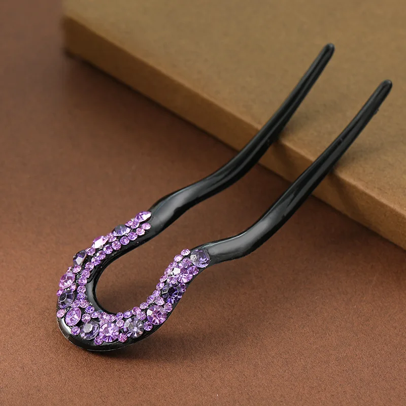 2022 современная простая шпилька для волос матовая металлическая шпилька для волос украшение для волос женская древняя уксусная кислота U-образная шпилька для волос головной убор