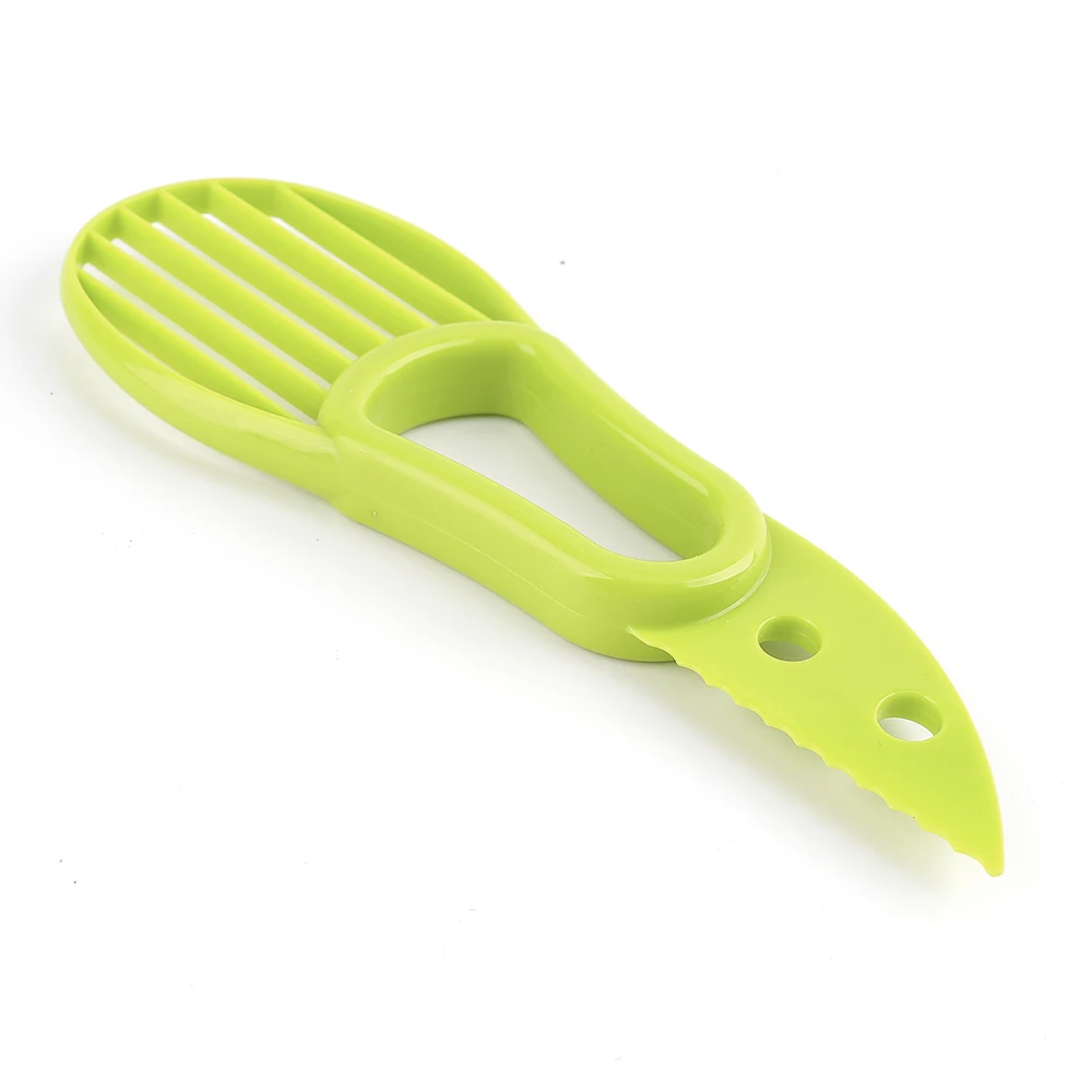 3-in-1 Avocado Kiwi Peeler Slicer Pitter Tool | Multifunctional Stainless Steel Kitchen Gadget | Easy Grip Handle | Home Fruit Cutter | Quick Core Removal | 85g | Durable Compact Design