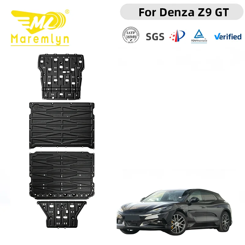 Maremlyn Charge Skid Plate for Denza Z9 GT Flash Aluminum Engine Underbody Protection Chassis Guard Off-Road Exterior Car Accessories