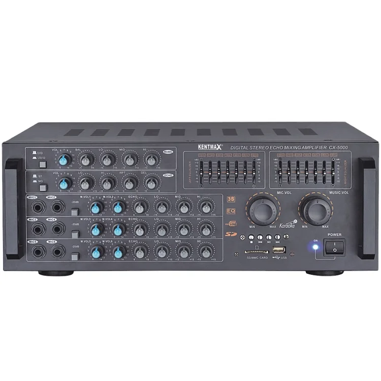 Widely Used Model CX-5000 2 Channels Output Power 50 Watts Professional Audio  Amplifier