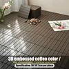 Embossing straight grain coffee
