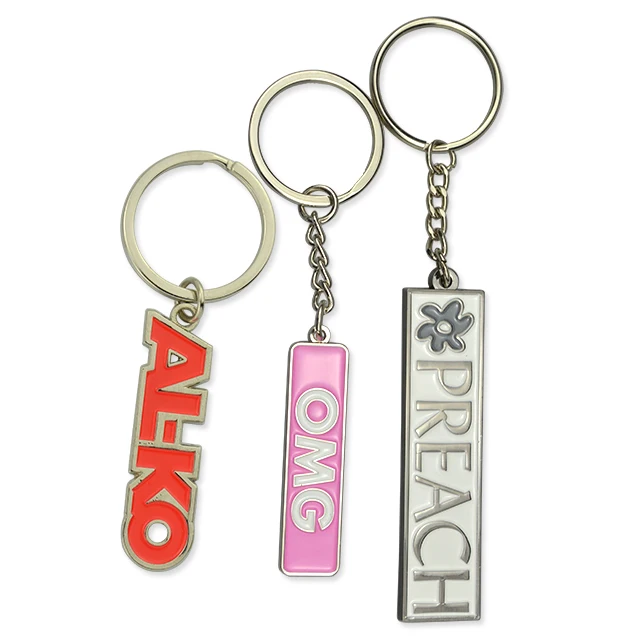 Metal Key Chain Wholesale Factory Custom Logo High Quality Blank Metal House Shaped Keychain