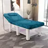Gambe quadrate 185*70 in velluto azzurro cielo + tavola inclusa
