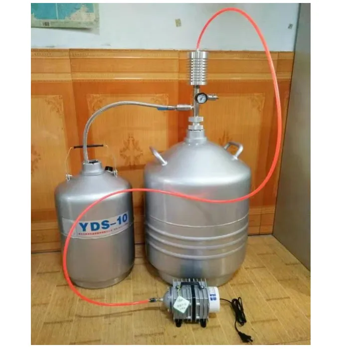 液体窒素容器 2-5893-01 液体窒素保存容器 LABシリーズ 4L 0.19L／日 LAB4 MVE