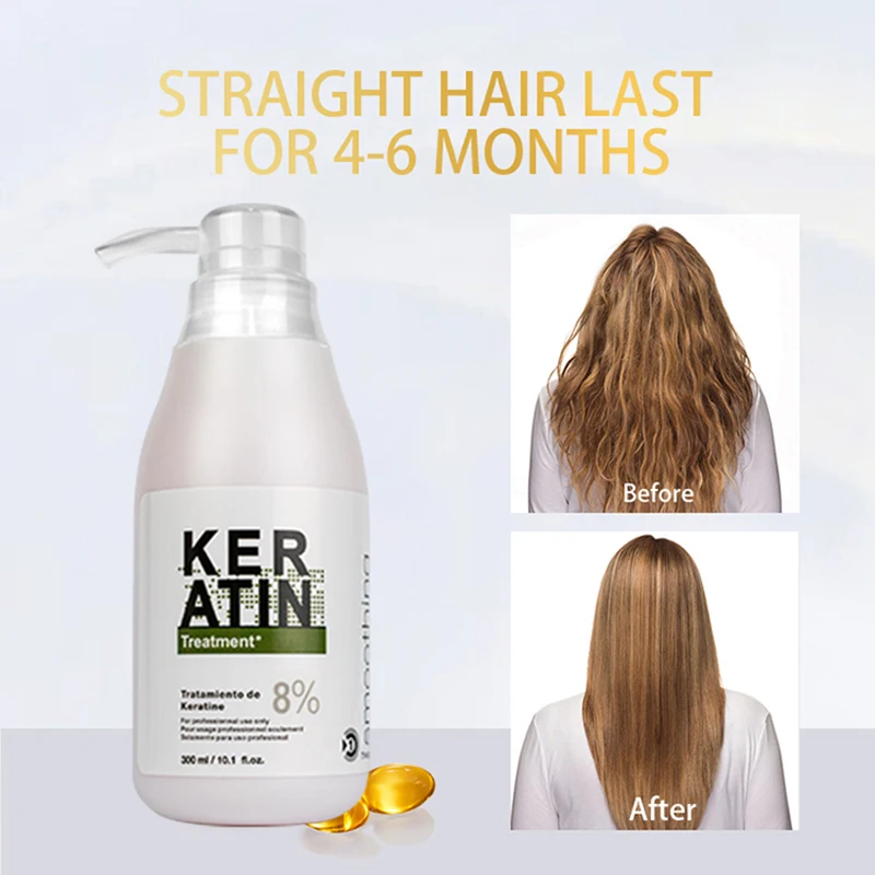 PUR PURE ケラチントリートメント 12％ PURC-ケラチンヘアトリートメントクリーム,8秒間の塗布,滑らかにする
