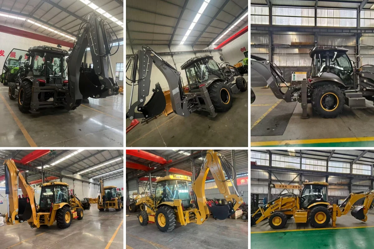 Reliable 18.5 Ton CE Certified 4x4 Wheel Loader with Cummins Euro 5 Engine High Power Backhoe Loader for Earth Moving