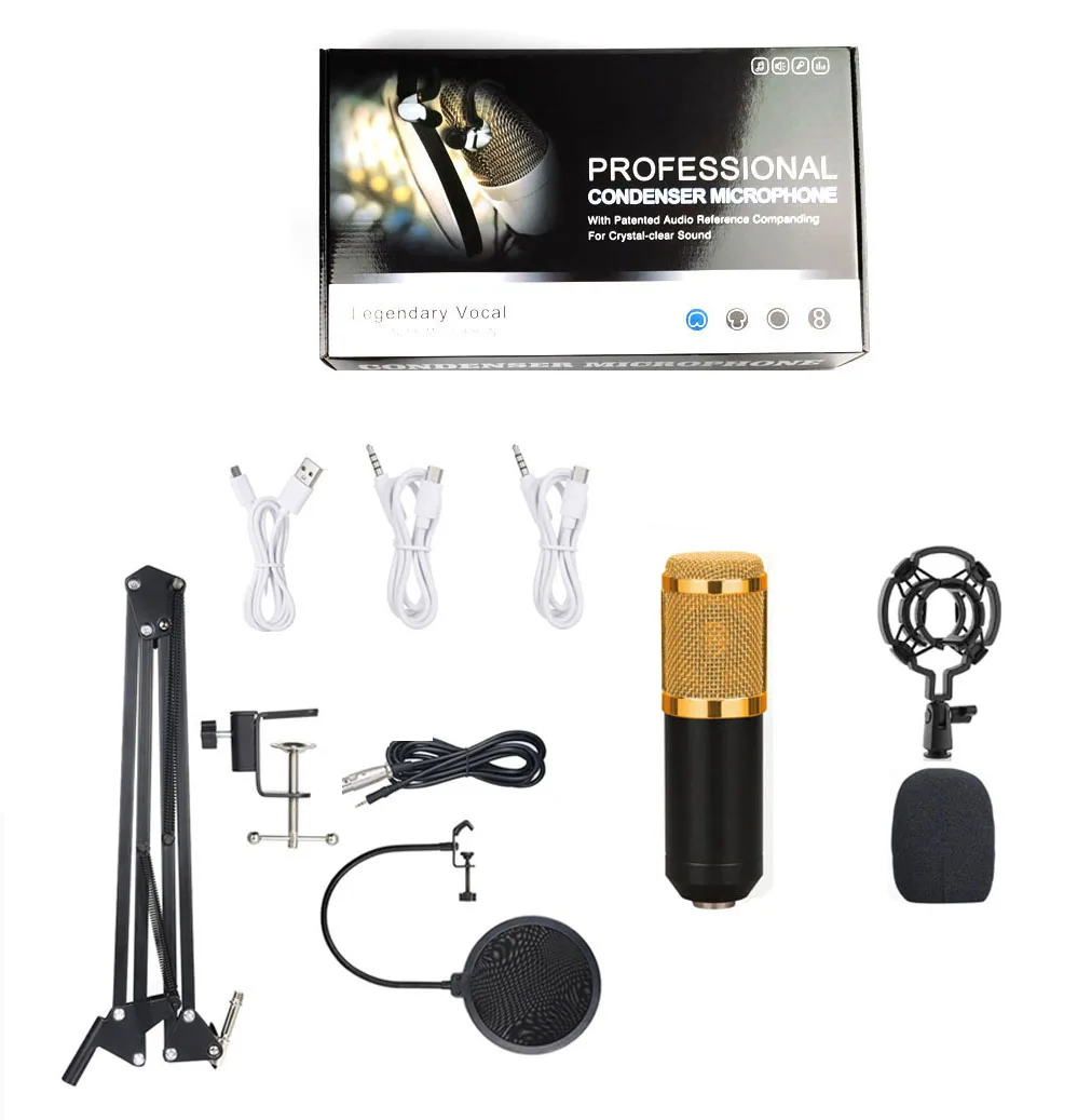 Gpub Microfones Bm800 Studio Kits Good Quality Cheap Studio Bm800