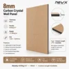 8mm Carbon Crystal Wall Panel