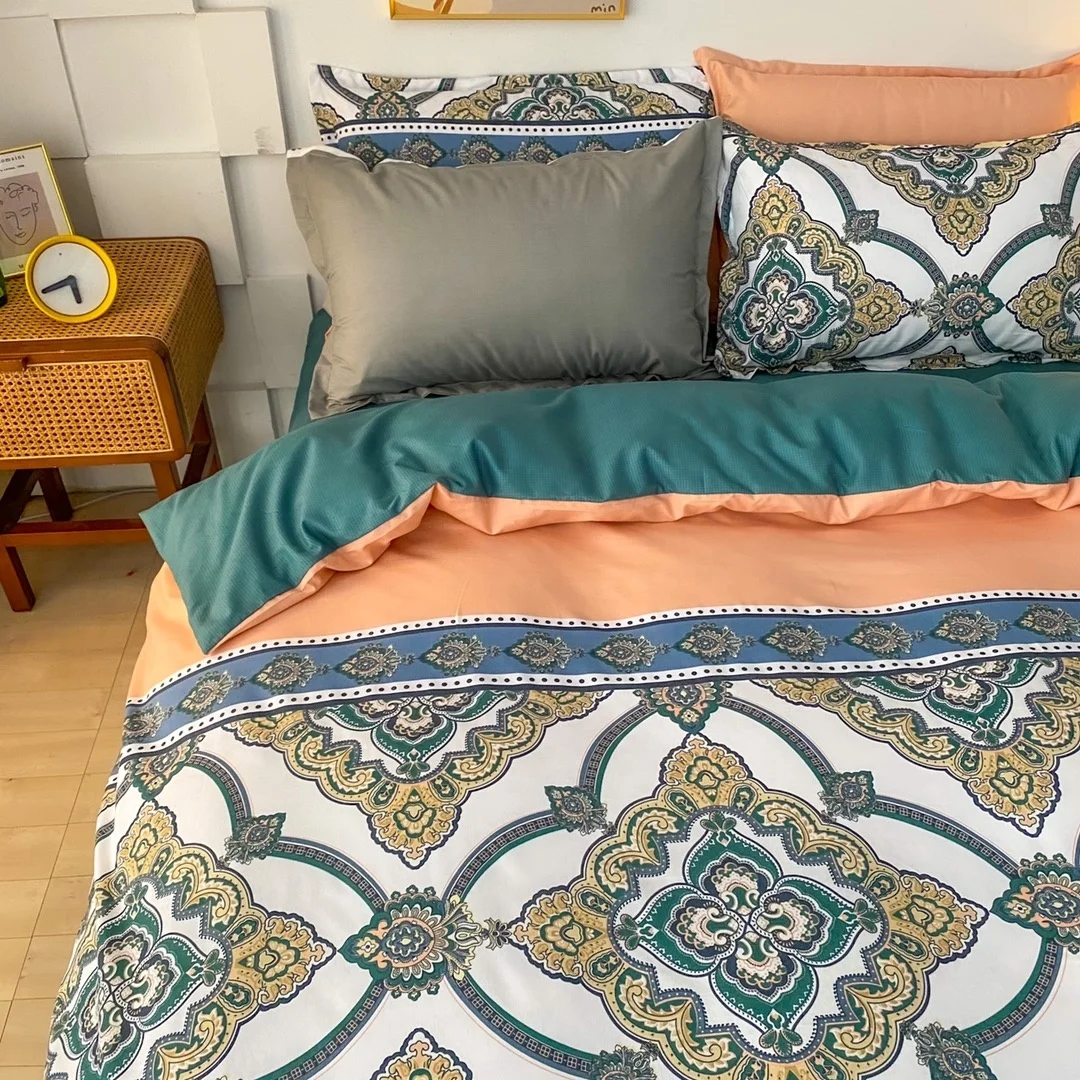 Оптовая продажа Комплект постельного белья с принтом 4 шт. наволочки чехлы для