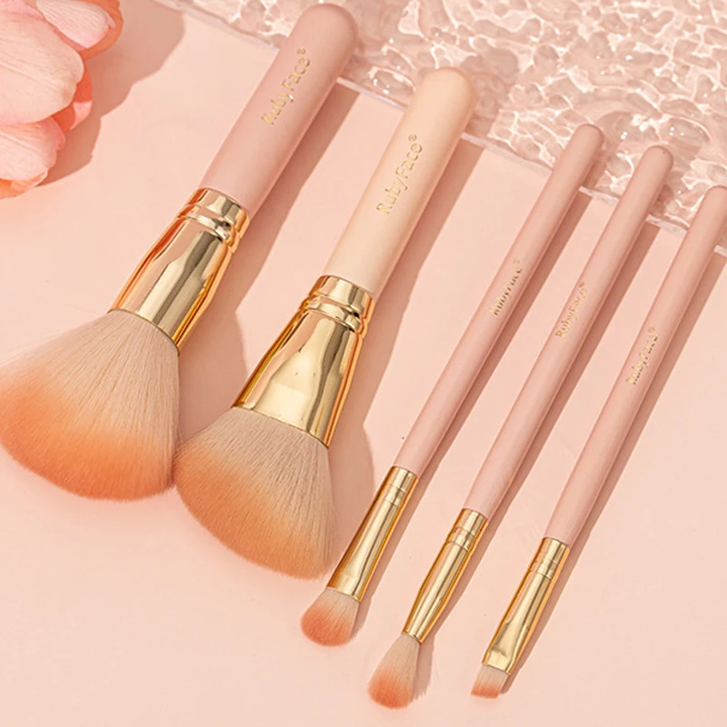 De brochas de maquillaje esenciales, juegos de brochas cosméticas  para el cabello suave, caja de paquete de PVC de lentejuelas, brocha para 