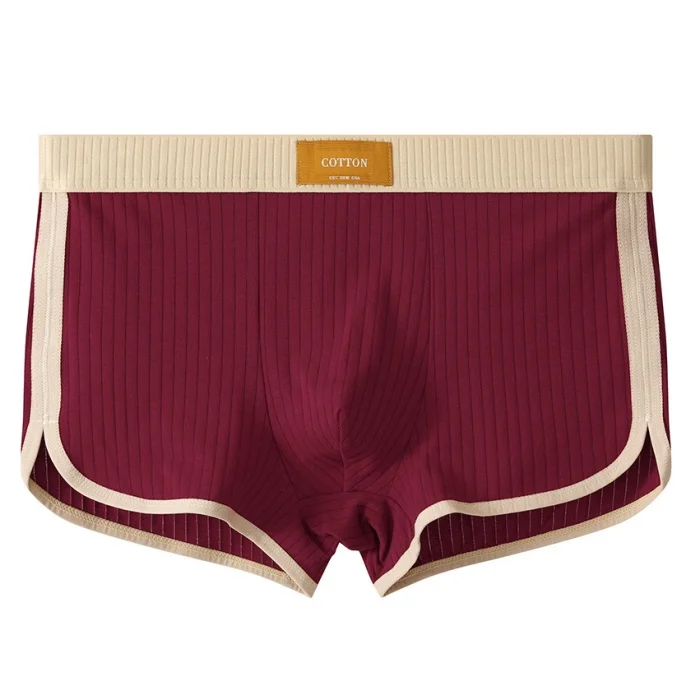 Men's Comfortable Breathable Boxer Briefs Underwear for Spring Summer Autumn Winter