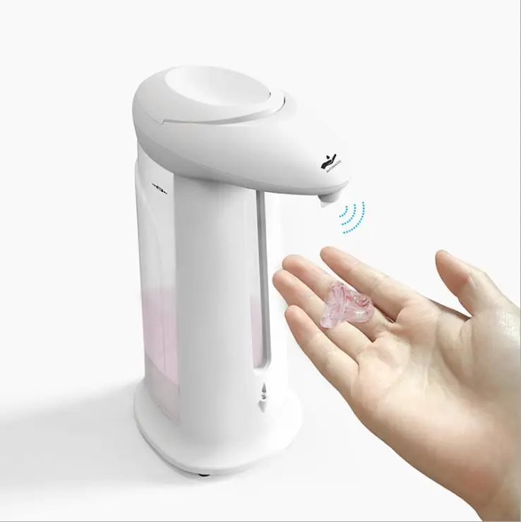 hotel 280ml waterproof plastic large capacity free standing automatic liquid soap dispenser