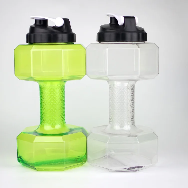 Borraccia a Forma di Manubrio in Vendita, Bottiglia per Acqua da Viaggio, Tazza per Esercizi in Palestra, Bottiglia Sportiva in Plastica PC