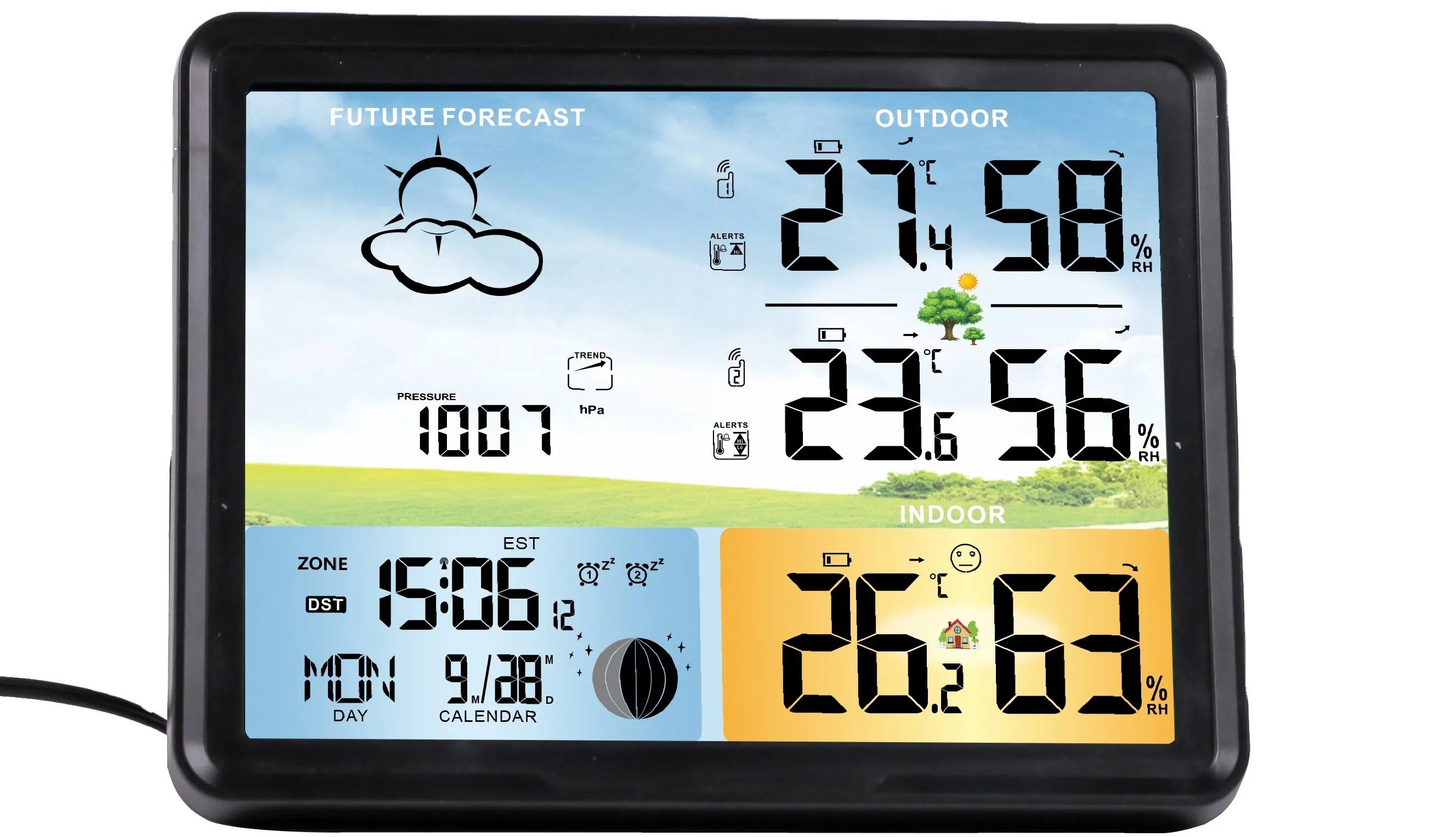 Protmex 433 Indoor Ptx2 Remote Senor Weather Station Outdoor