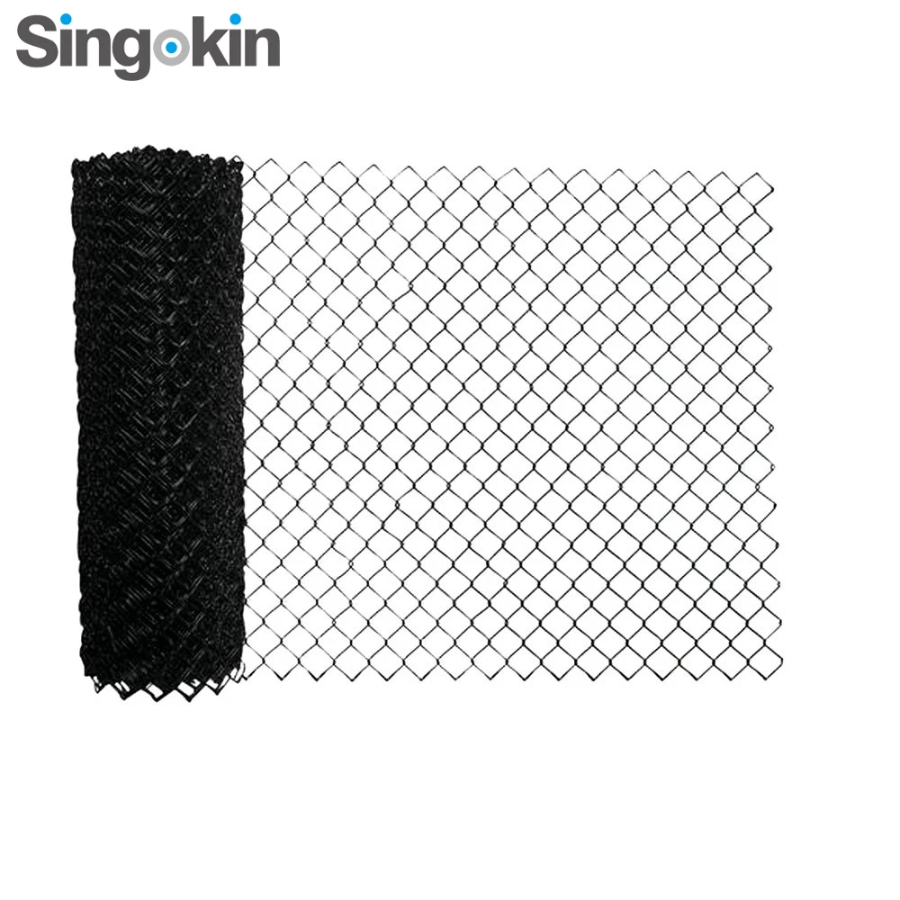 Woven Wire Mesh Diamond PVC Coated Fencing Garden Chain Link Fence...