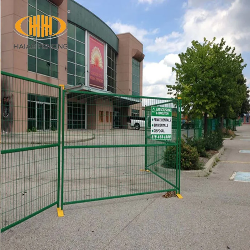 Customizable Free Standing Construction Temporary Fence 6 X 10 Metal Temporary Fence Panels for Sale