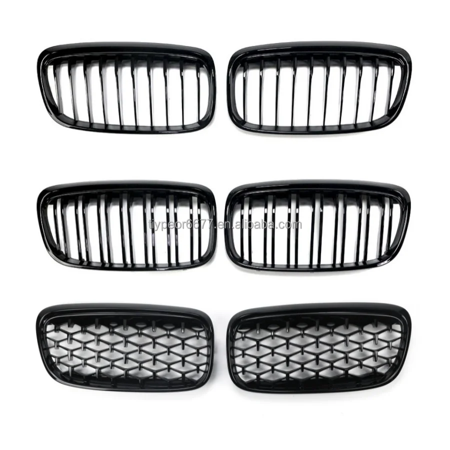 product tiypeor front bumper grille diamond grill meteor style for bmw 2 series f45 2014   2018 diamond style car front grille-2