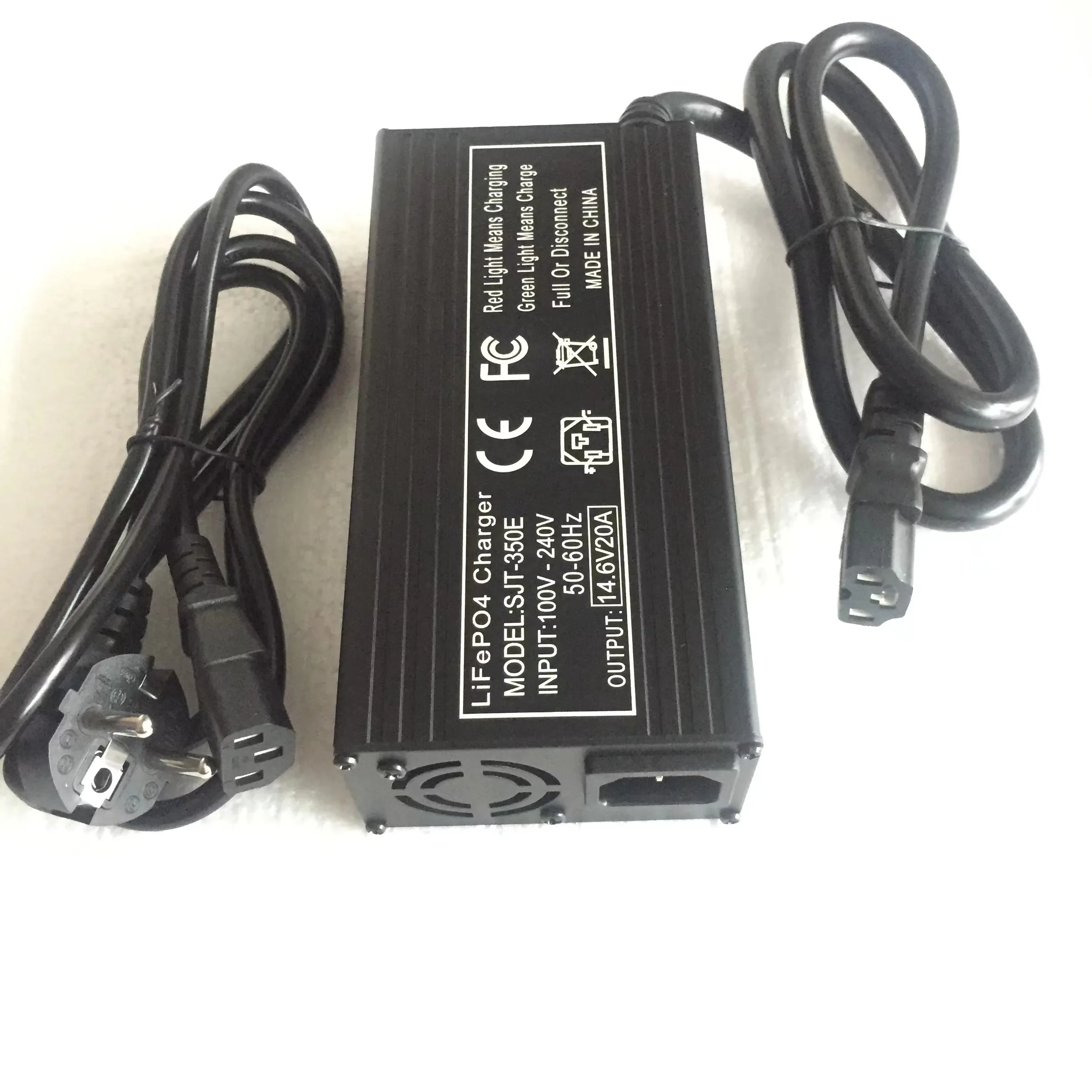 WUKUR 14.6V 20A LiFePO4 Battery Charger For 12V LiFePO4 Battery With Anderson Connector, 14.6V Lithium Battery Charger For Lithium LiFePO4 Deep Cycle Rechargeable Batteries Of Automatic, Boat, RV