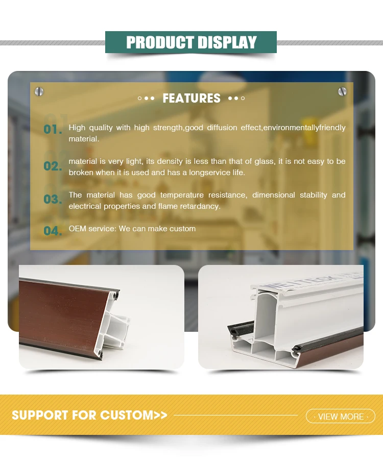 Plastic Frame Upvc Profile Window Door Frame Upvc Window Profile