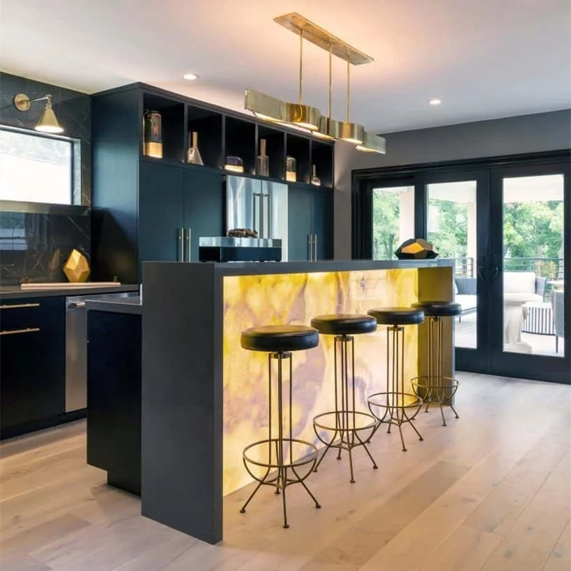 Modern Led bar Counter Black Home bar Counter bar Cabinet
