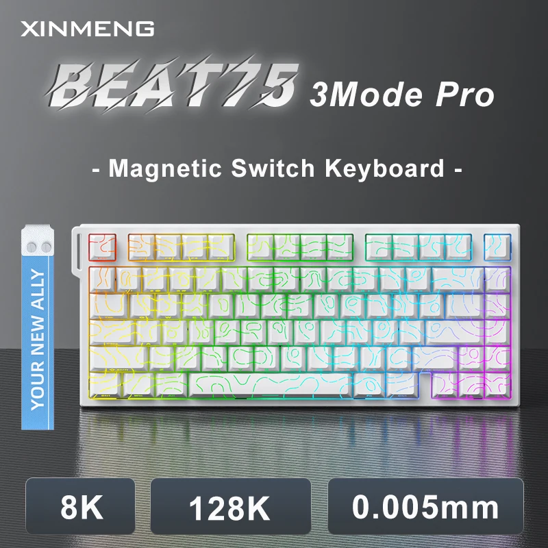 Xinmeng Beat75 RGB 8000hz Gaming Mechanical Magnetic Switch Keyboard