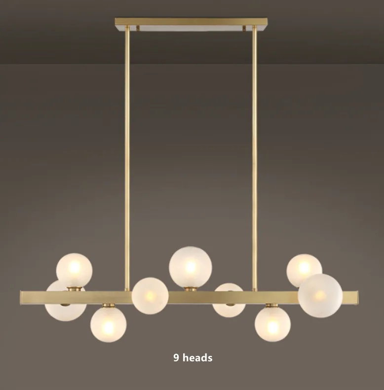 Nordic lighting glass light pendant home decor modern gold dining lights luxury chandeliers