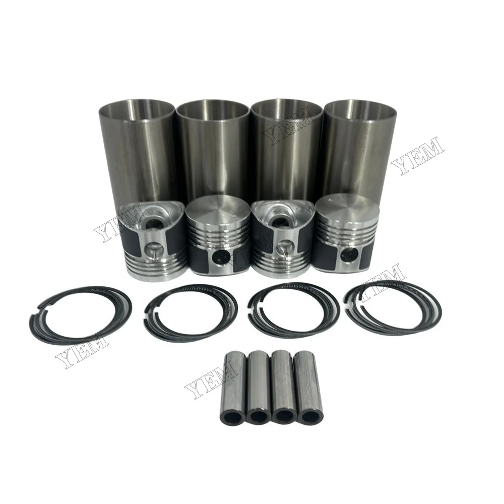 Cylinder Liner Kit Compatible for Mitsubishi K4B Engine Repair Kit 2