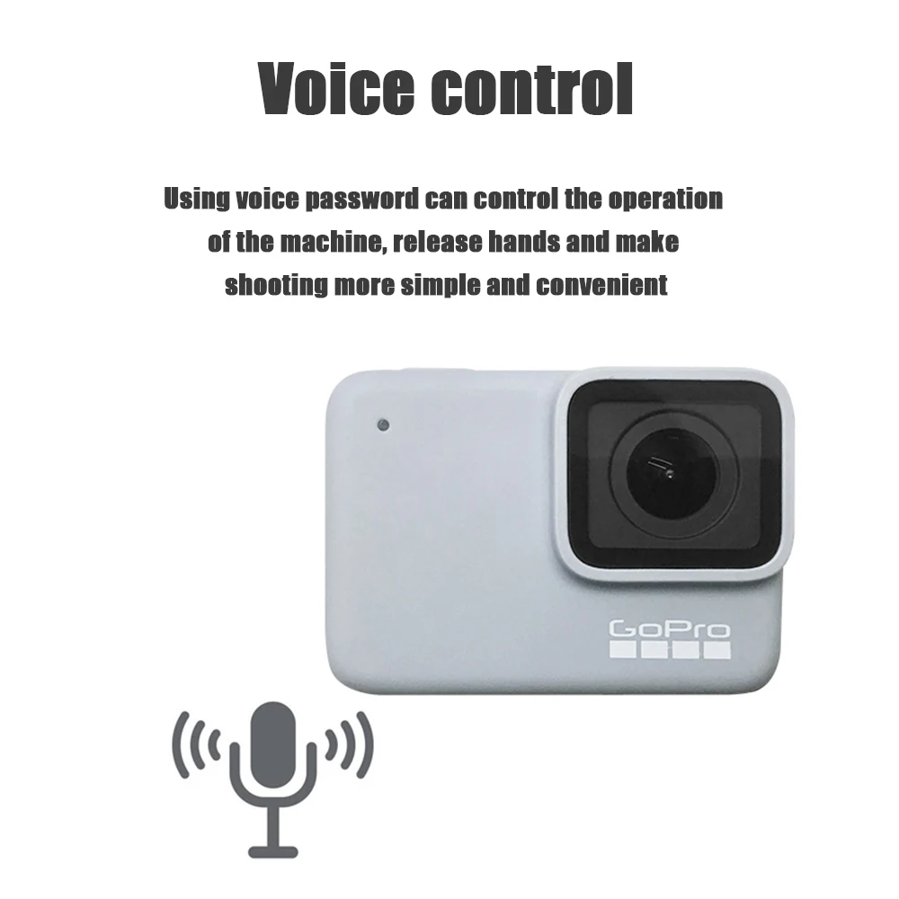 95new For Gopro Hero 7 White Action Camera Outdoor Sports Camera With