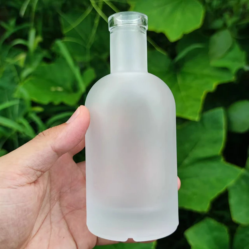 8oz 10oz Clear Scented Frosted Matte Black Glass Custom Candle Jars