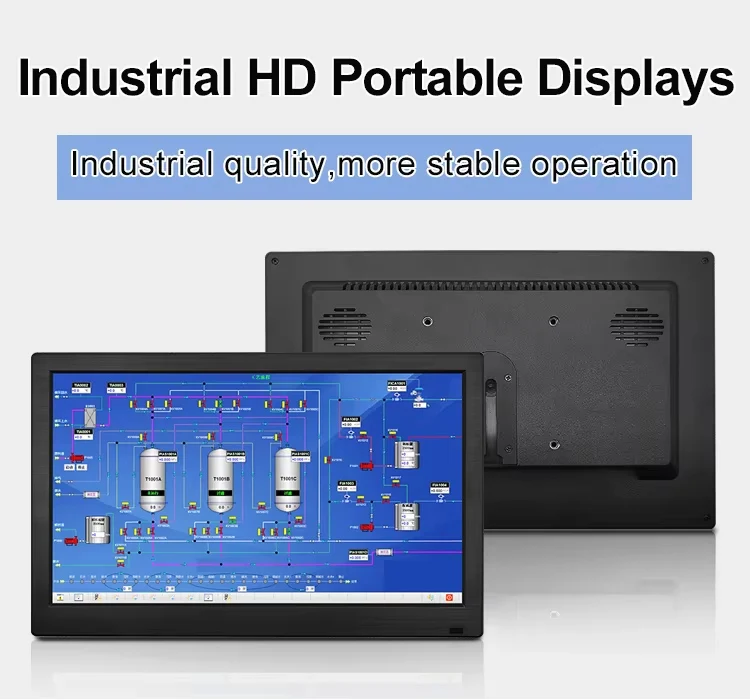 Factory OEM ODM Industrial 11.6 Inch LCD IPS VGA Full HD Monitor with Built-in Speaker for Desktop Use Commercial Applications
