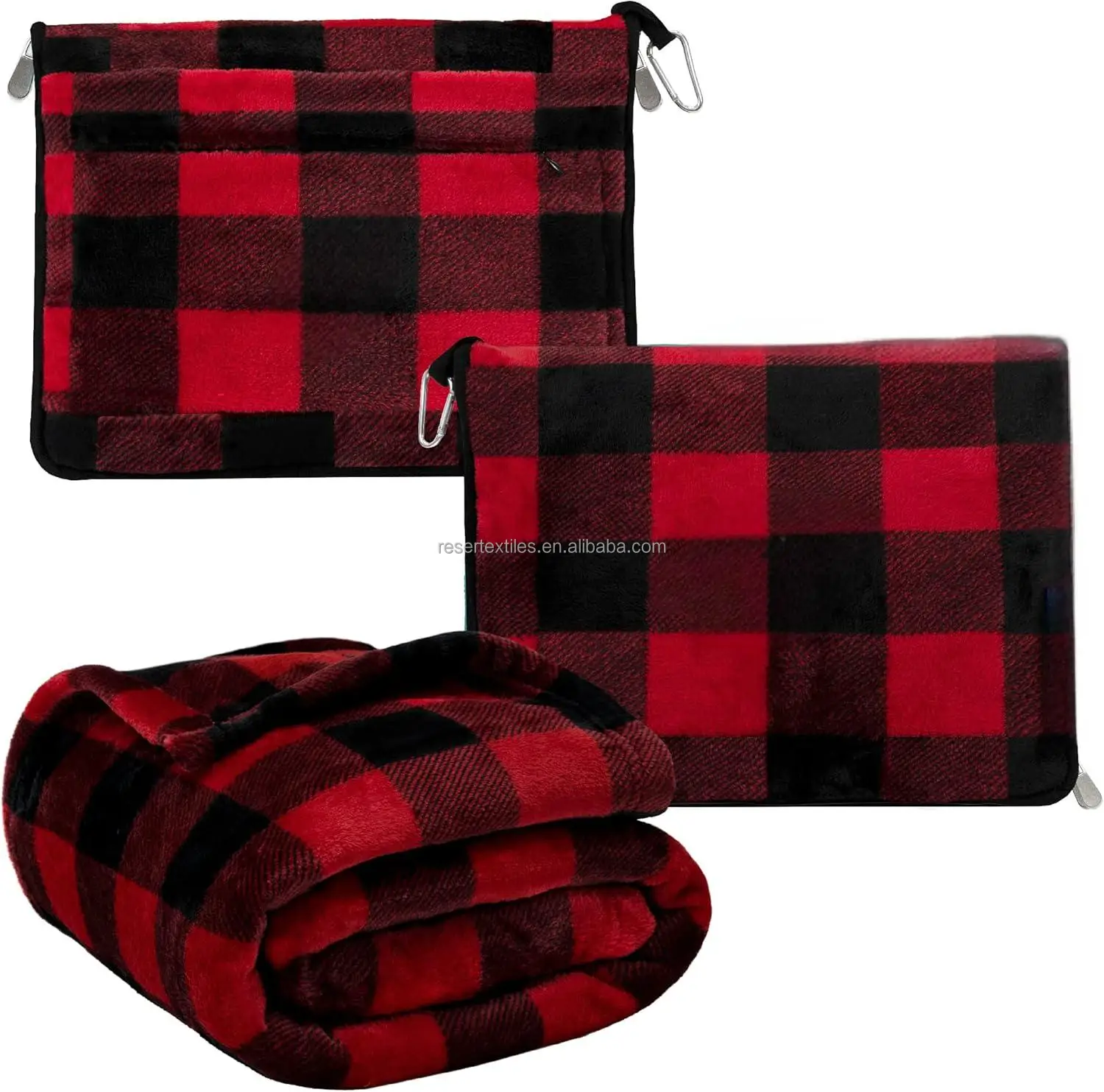 Fashional Premium Promotional Gift Handbag Shopping Sports Hiking Camping Aircraft Car Travel Picnics Party Throw Blanket 100%