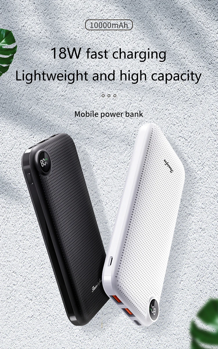 Innisfox Hot Sale High Capacity 10000mah Type C USB 18W PD Power Bank For iPhone Samsung Xiaomi PB06 Pro.jpg