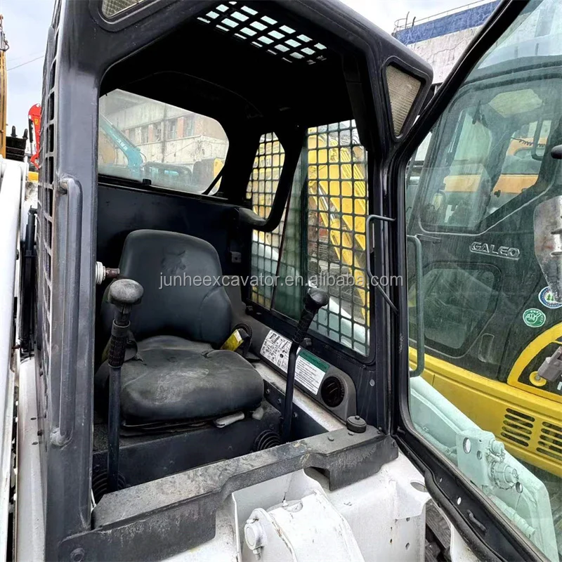 Used Wheel Skid Steer Loader Bobcat T450 With Kubota Engine Bobcat T450