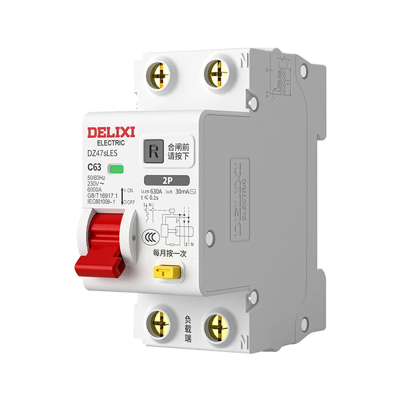 DELIXI AC MCB ELCB RCCB RCBO  DELIXI G1 G2 G3 G4 Disjoncteur DIN Rail Type C CB  Best Quality 10 -125A  2P 4P DPN 1P+N