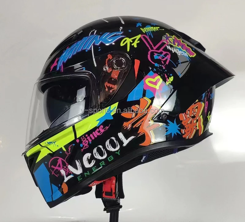 Casque Moto Intégral LvRaoo - Double Visière, Aération Réglable, Doublure Lavable - Taille S à XL