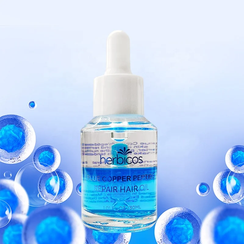 Private Label GHK-Cu Copper Peptide Serum for Hair Growth