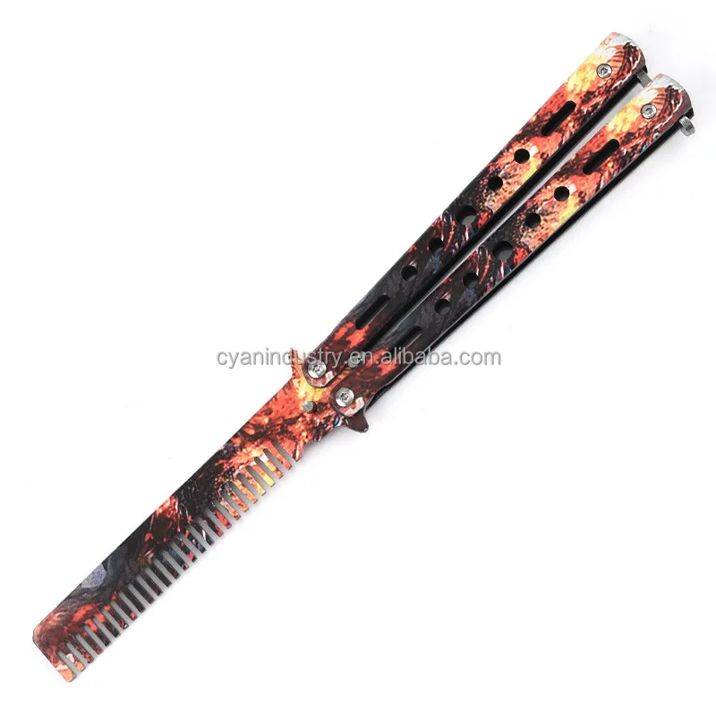 Practice Training Stainless Steel Outdoor Butterfly Training Knives ...