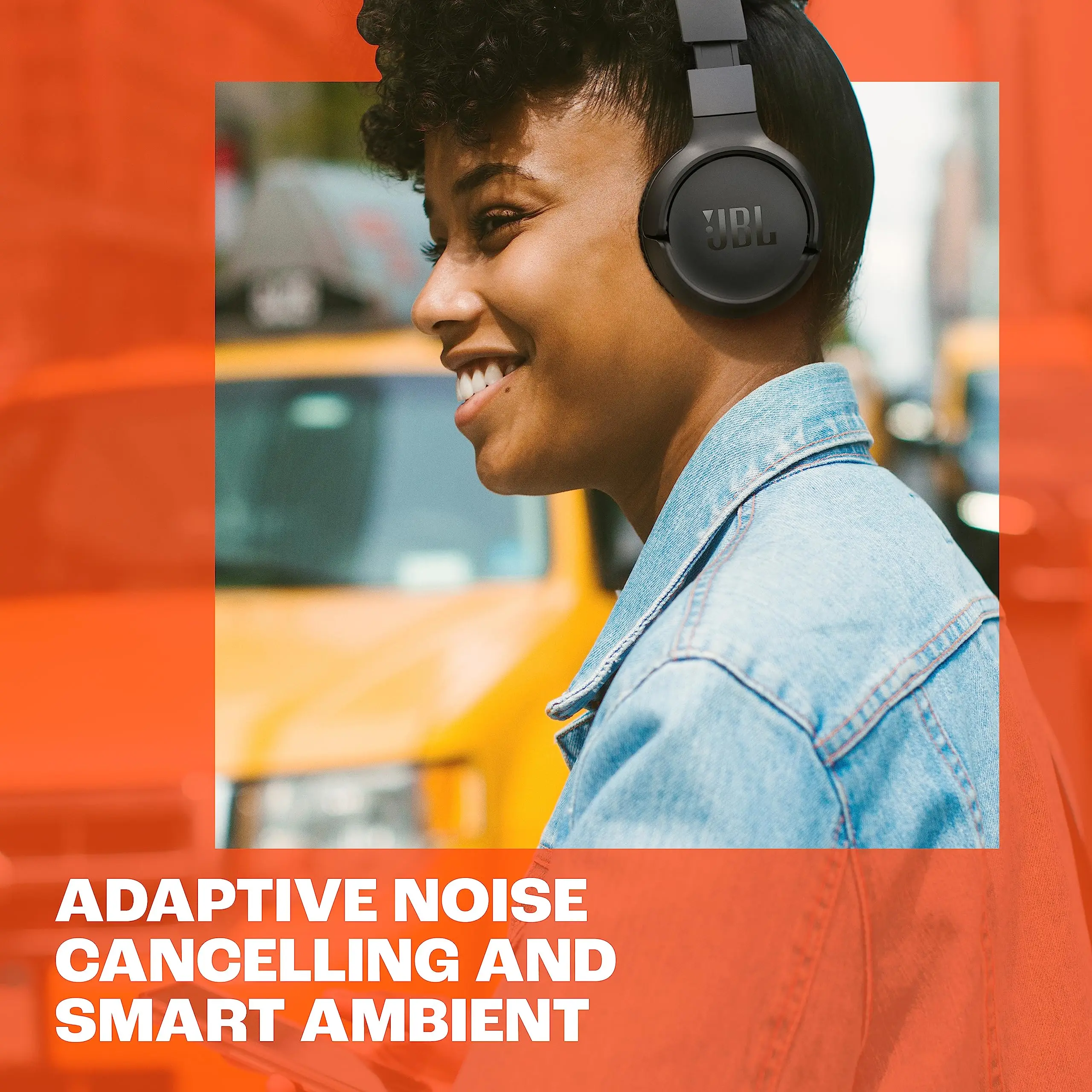 Tune 670NC Adaptive Noise Cancelling with Smart Ambient Wireless On-Ear Headphones up to 70H Battery Life
