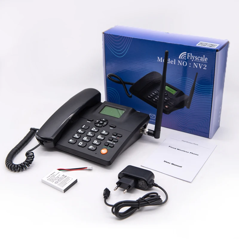 Gsm Dual Sim Card Deskphones Cordless Telephones Set Wireless Hotel ...