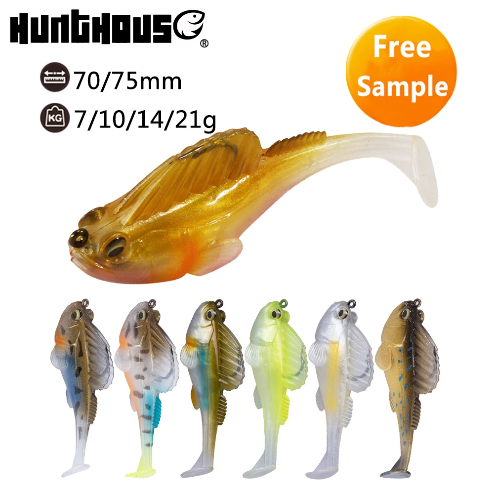 Hunthouse Dark Sleeper Swimbaits soft lure 3 inch 3/8oz fishing