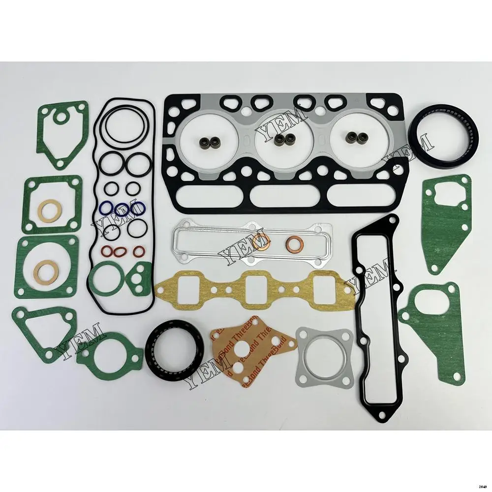 Overhaul Gasket Set With Head Gasket For Yanmar 3T80 Construction Machinery Parts
