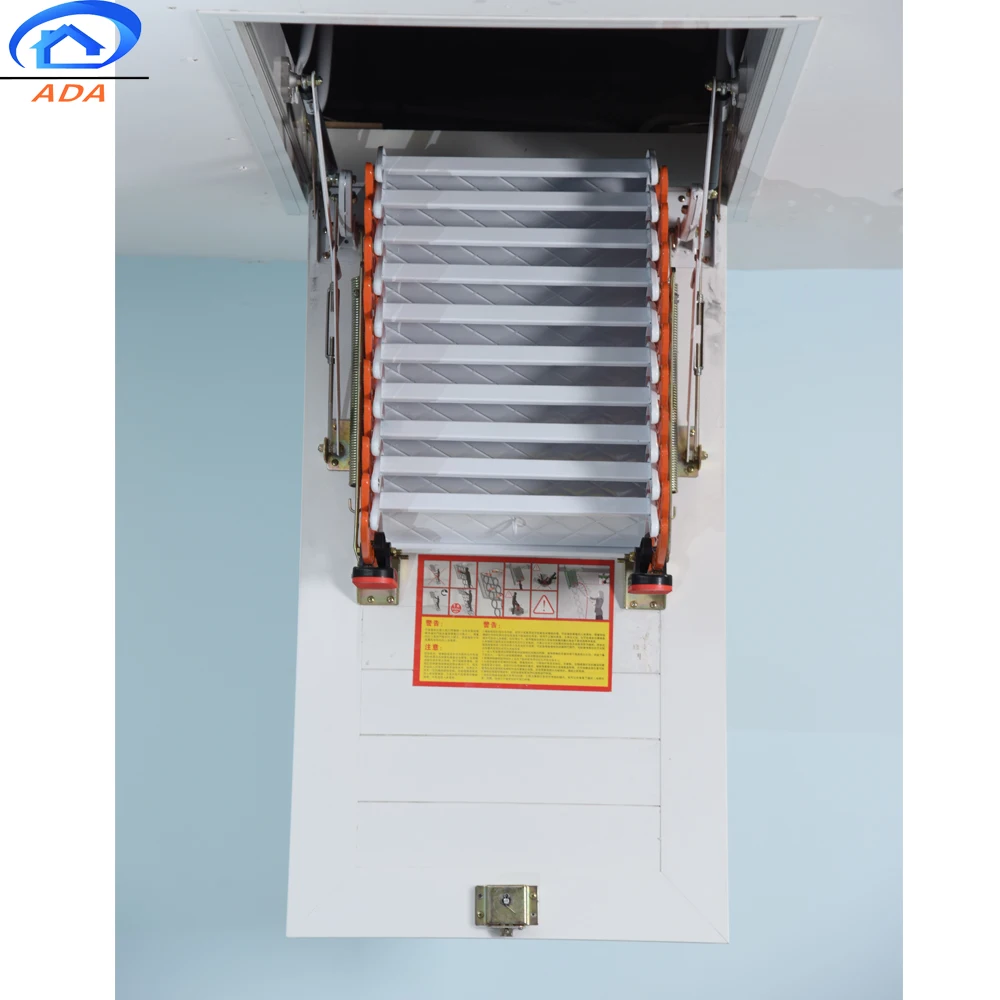 Multi Functional Household Invisible Telescopic Folding Roof Basement Ladder