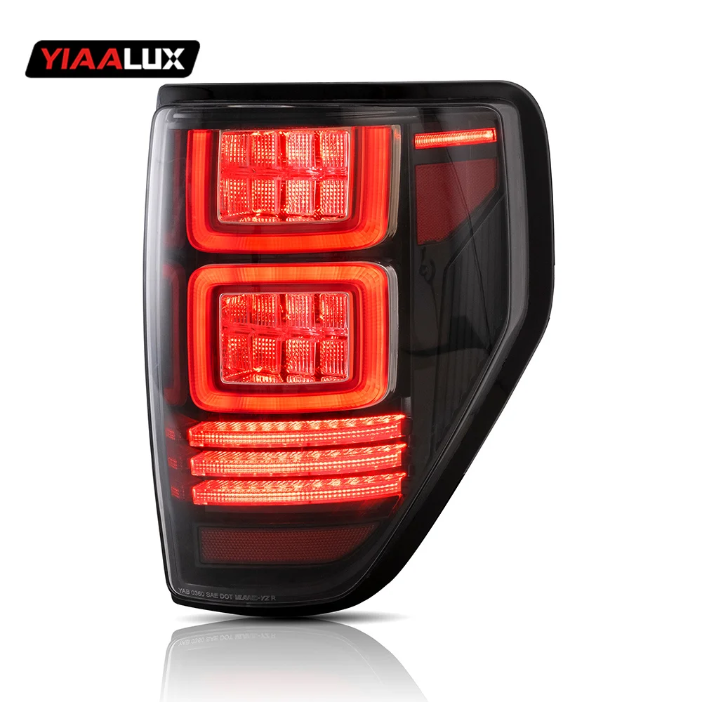 Hot selling Rear Tail Lights Led Taillights For 2009 - 2014 FX2 FX4 XL XLT STX King Ranch Auto Light System For Ford F150 Tail L