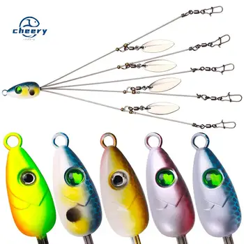 CHEERY Wholesale Alabama Rig 22cm Metal Jig Head Umbrella Rig with 5 Arms Portable Fishing Rig for Bass Use in Lake River Stream – Metal Jig – view 2